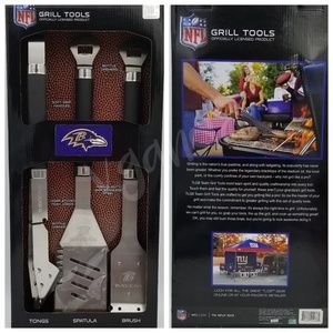 NFL Grill Tools Set (3-Piece) Baltimore Ravens